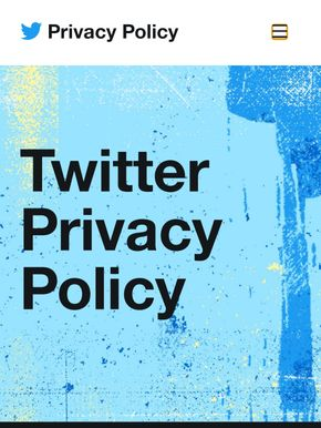 Twitter's Privacy Policy